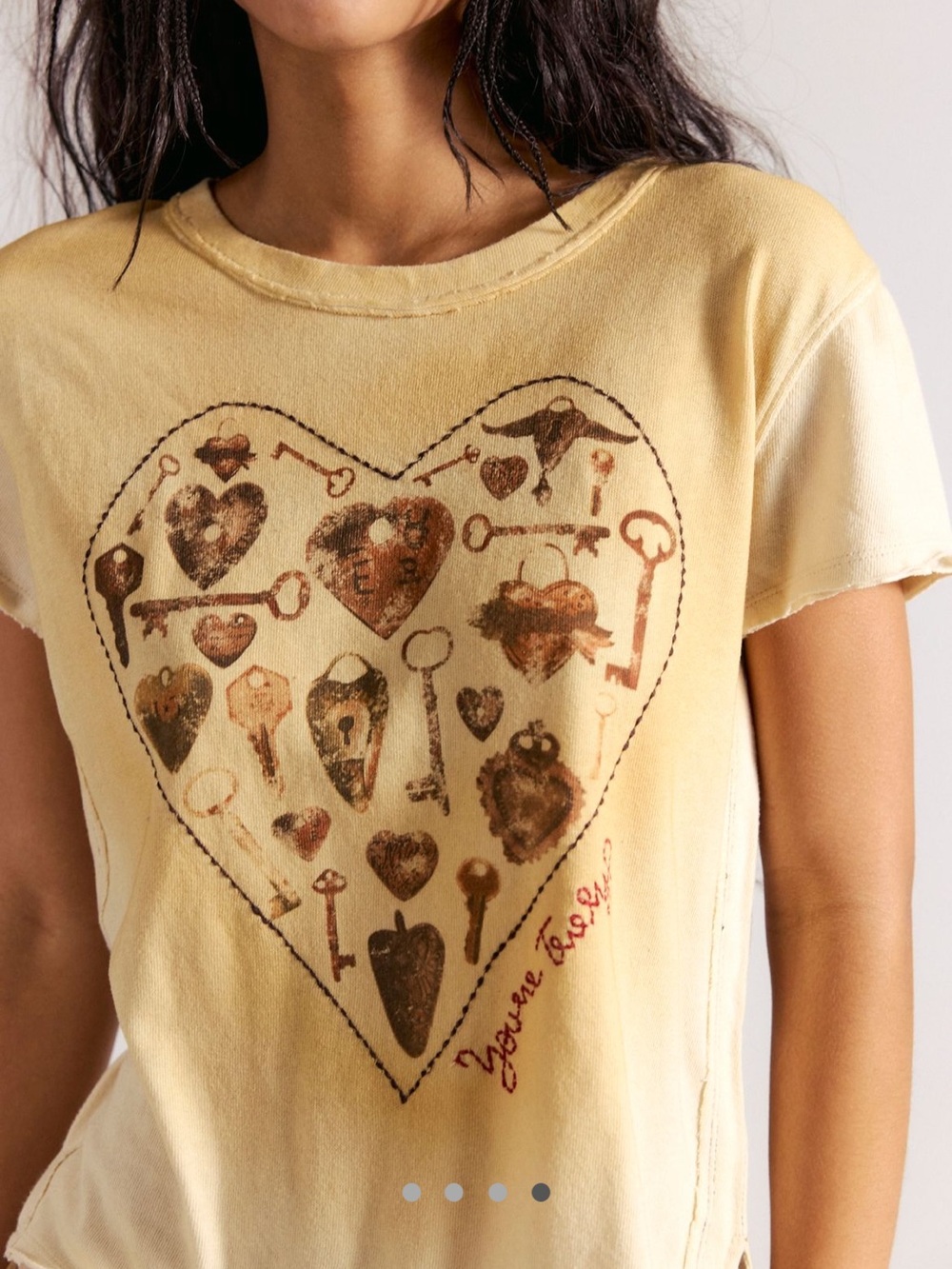 We The Free Key To My Heart Tee by Free People.